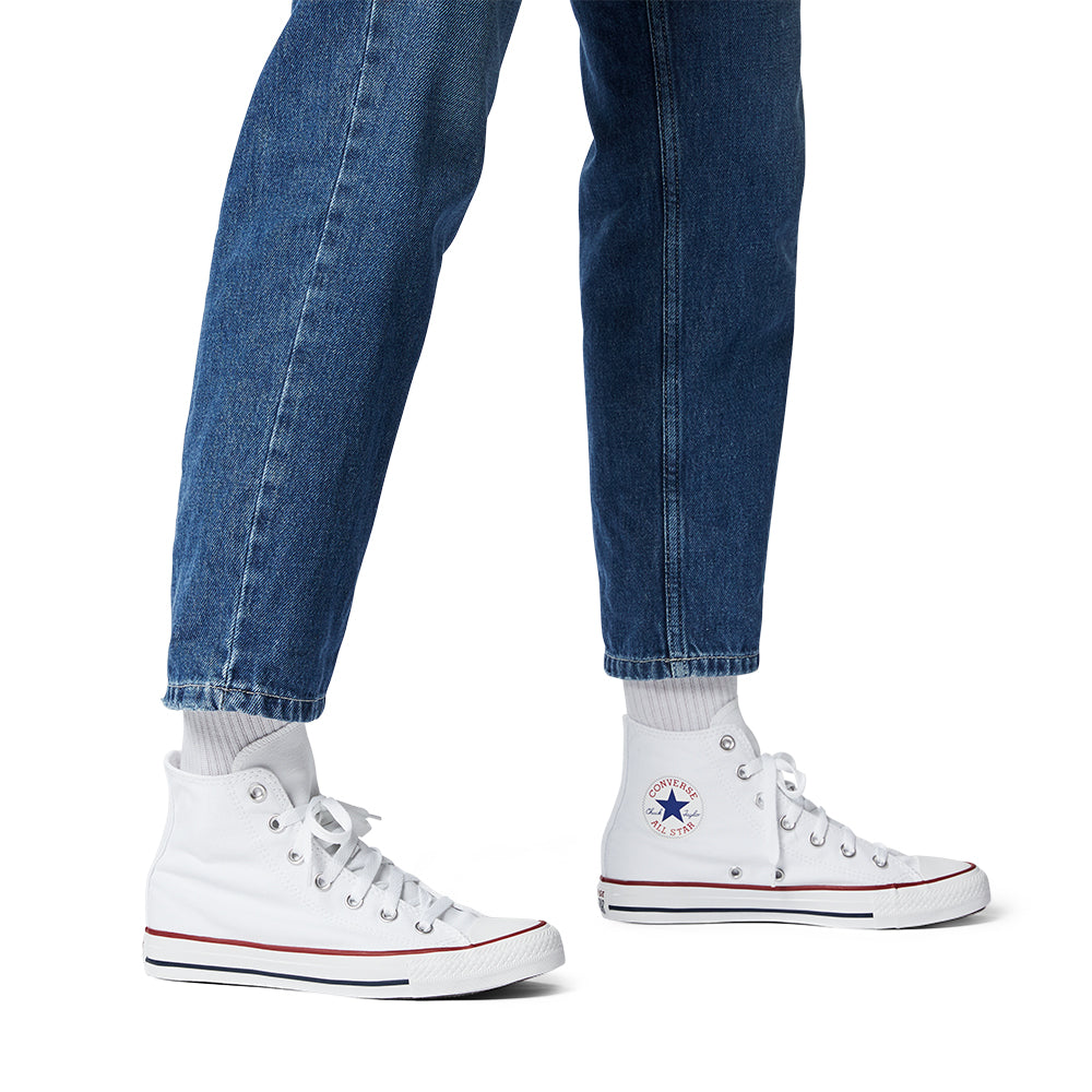 Converse white sales high tops men