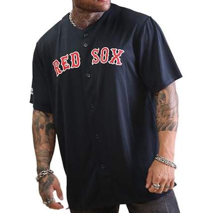 -Mitchell & Ness Mens Boston Red Sox Jersey - (MBX7642NL) - JSY4 - BAS 11