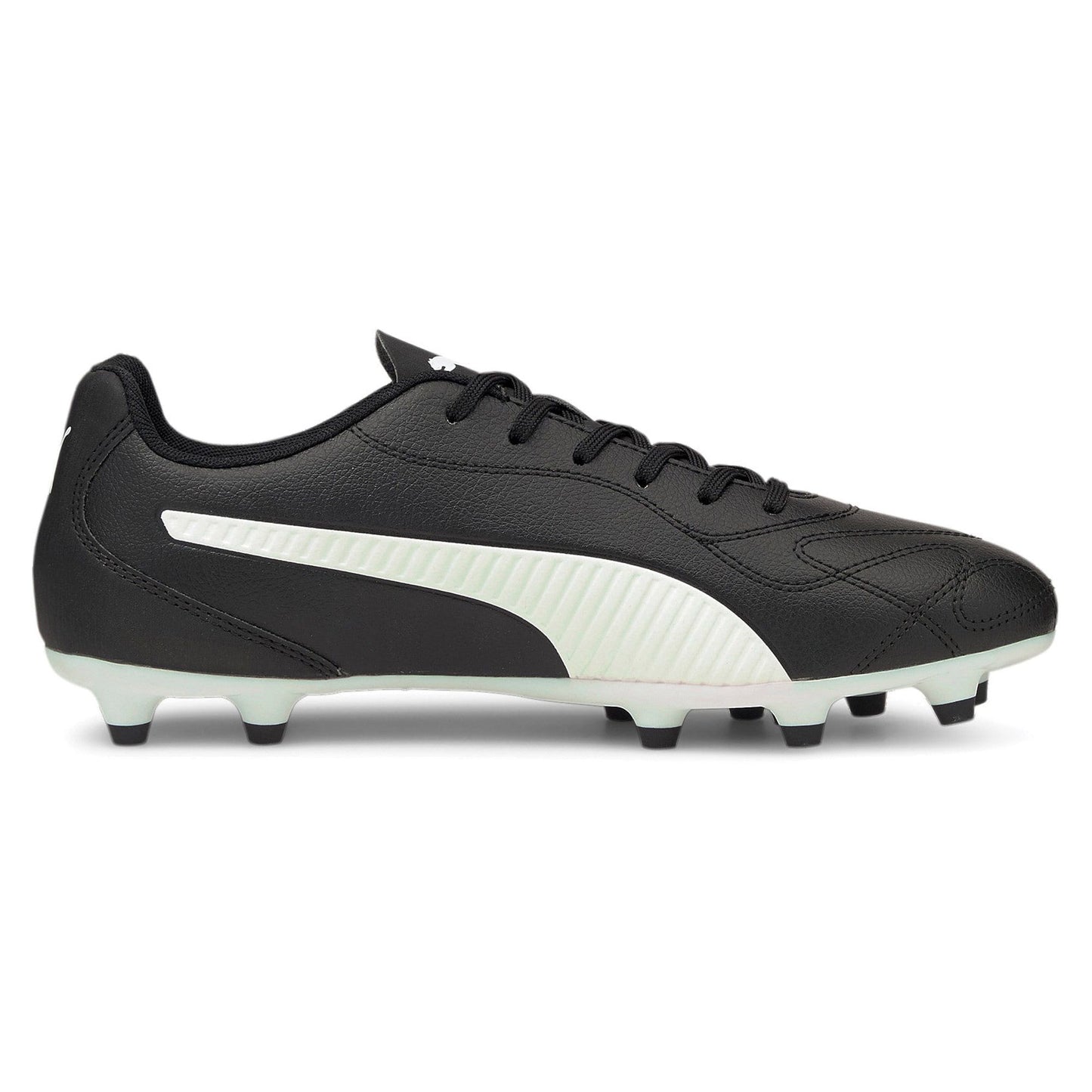 Puma Monarch II FG/AG Men's Football Boots Black/White - (106559 01) - PUY - R2L17