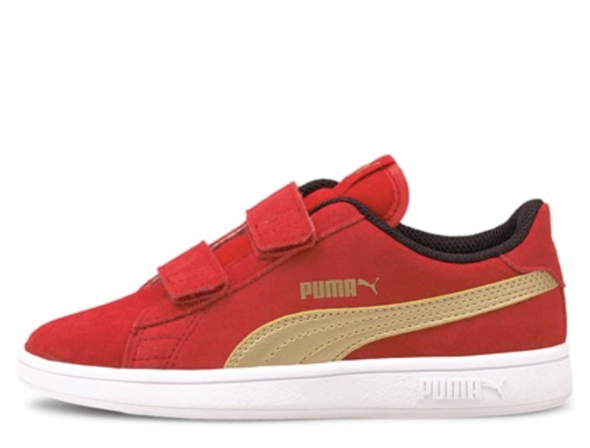 - Puma Toddler Smash V2 Red/Gold - (365178 28) - PM2 - R1L10