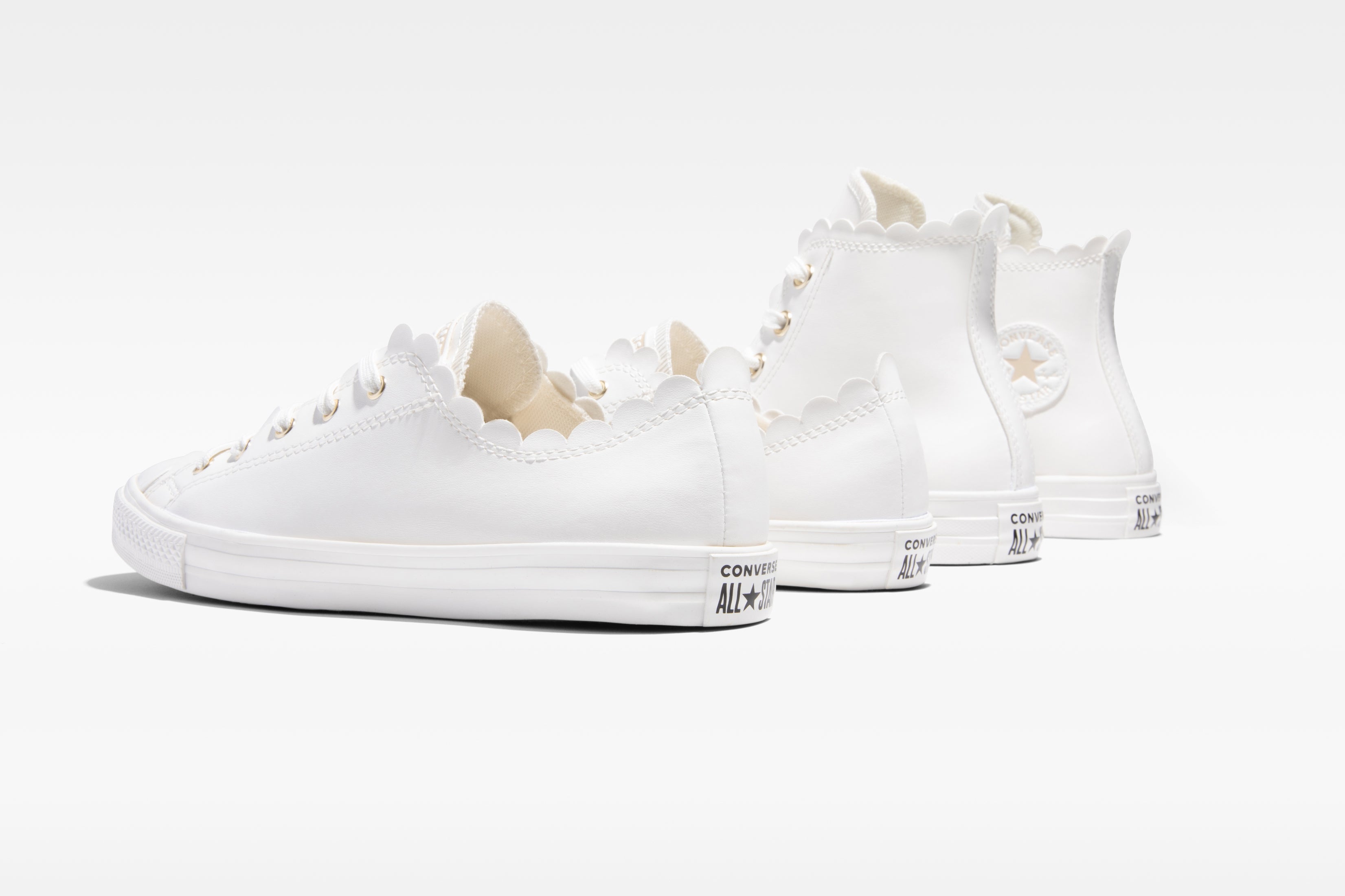 Converse dainty high tops on sale white