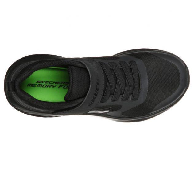 Black skechers school outlet shoes