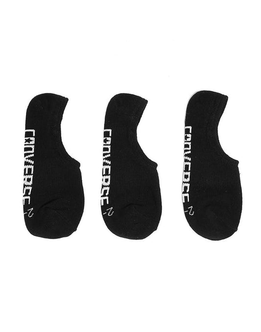 - Converse Invisible Socks Black 3pk - (SP0005) - F
