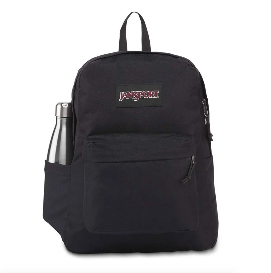 #Jansport Superbreak Plus Backpack Black 26L - (JS0A4QUE008) - R2L14/F