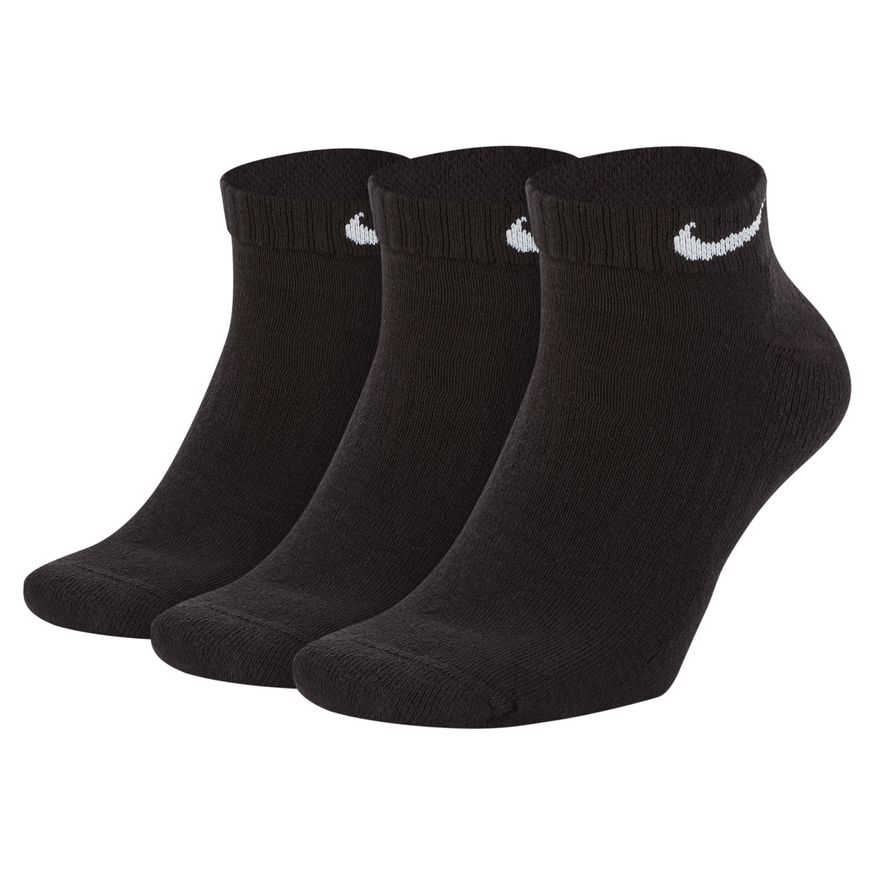Nike Unisex Everyday Cushion Ankle Socks 3pk - (SX7667 010) - F – Shoe Bizz