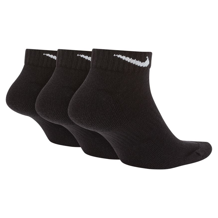 Nike Unisex Everyday Cushion Ankle Socks 3pk - (SX7667 010) - F – Shoe Bizz