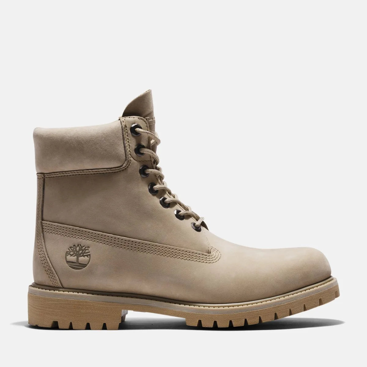 Timberland 6 Inch Premium Waterproof Boot Light Brown Nubuck A5RDG Shoe Bizz