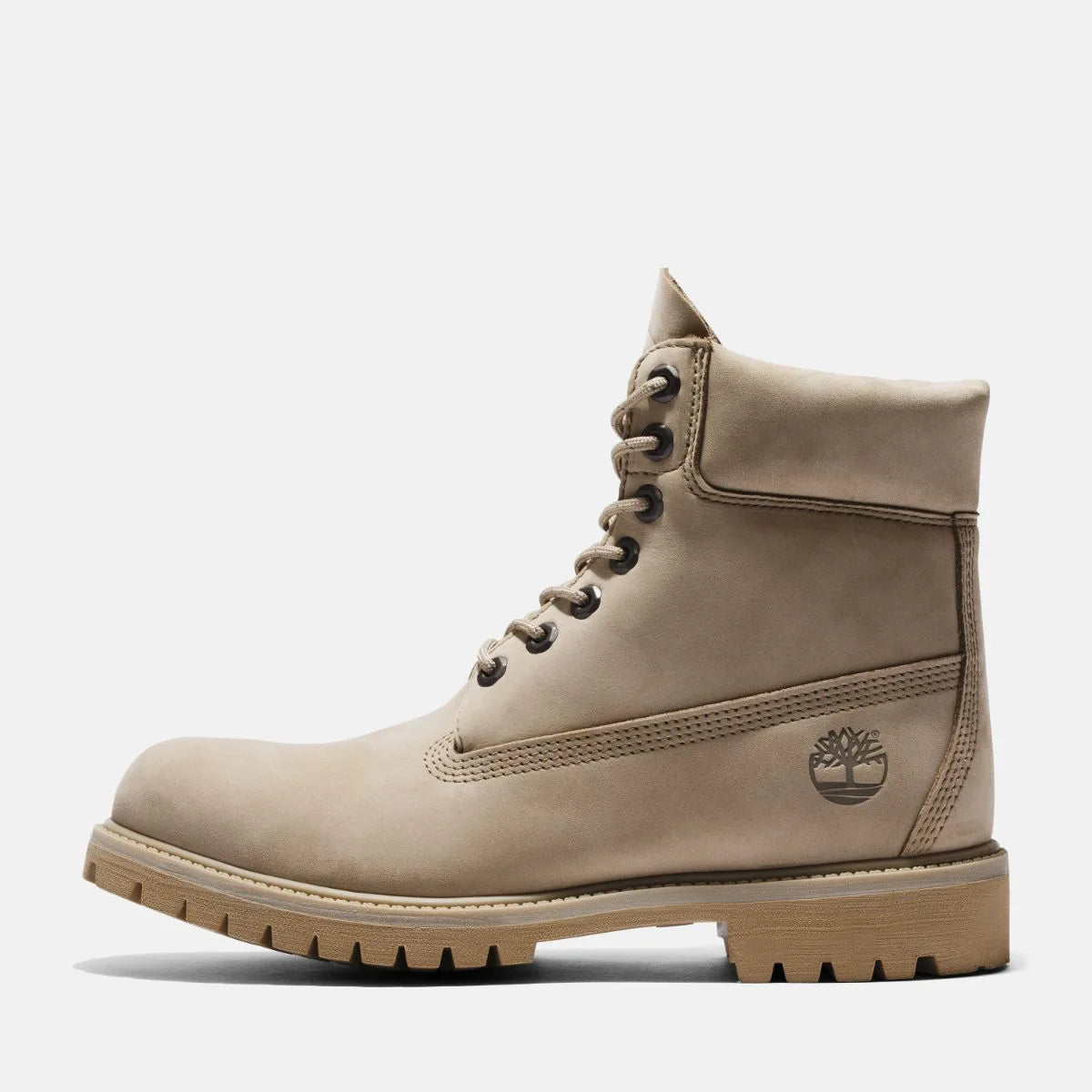 Timberland 6 Inch Premium Waterproof Boot Light Brown Nubuck