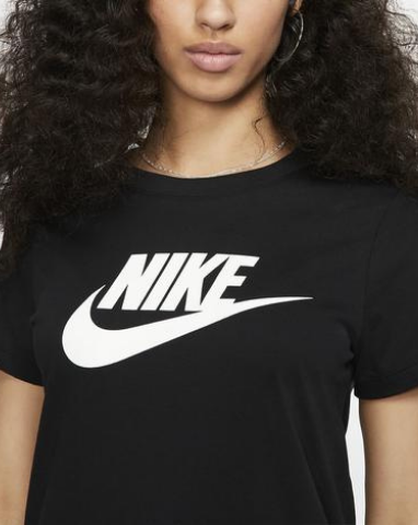 Nike Womens Essential Tee Icon Futura (BV6169 010) TS8