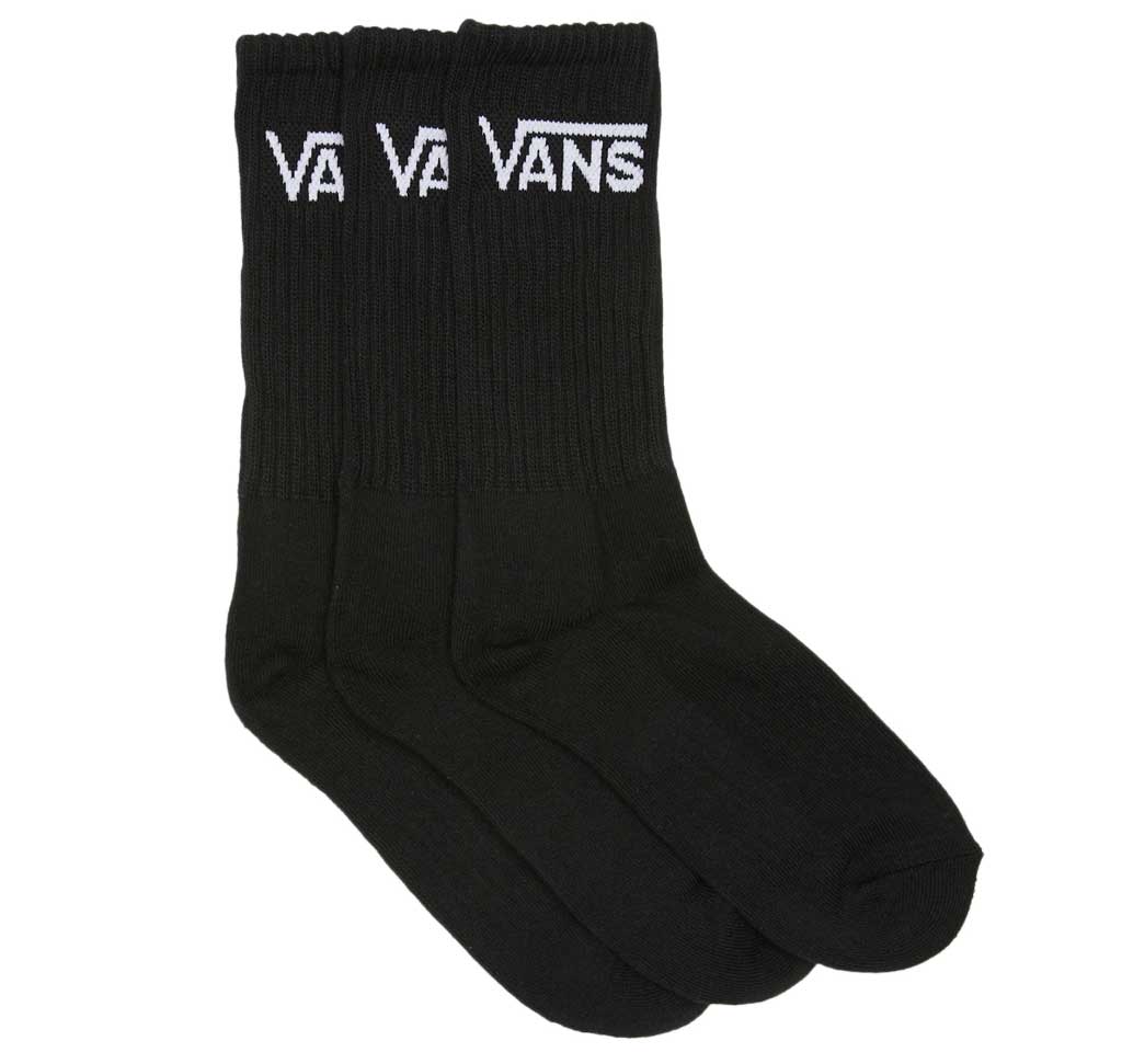 Vans Classic Crew Socks Black - (VN-0XSEBLK.BLK) - F