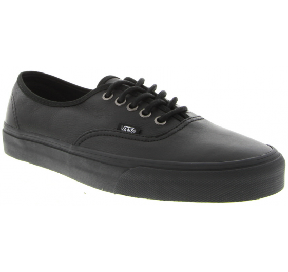 All leather top vans