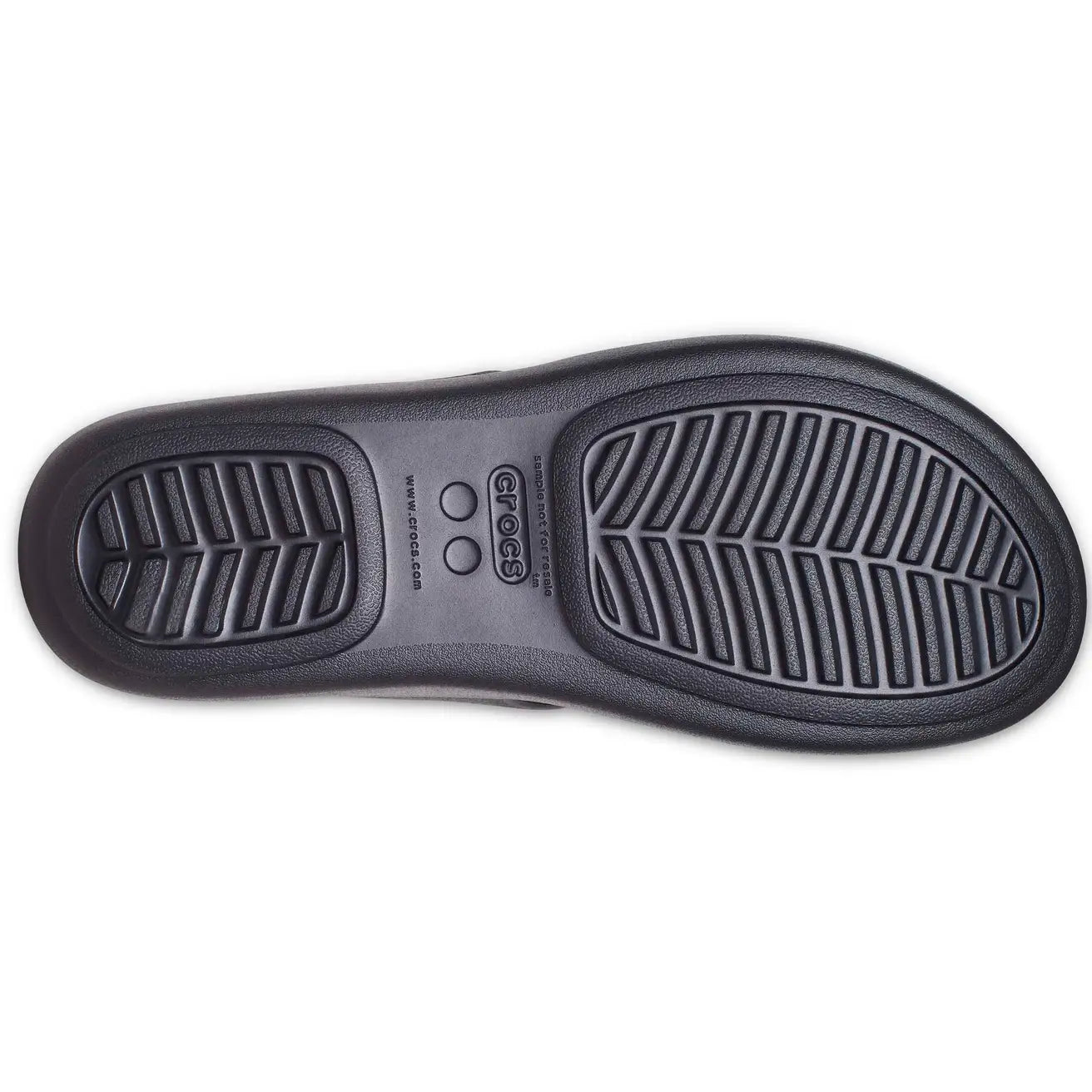 Crocs Boca Wedge Flip Women's Black/Grey - (207417-001) - F - C25