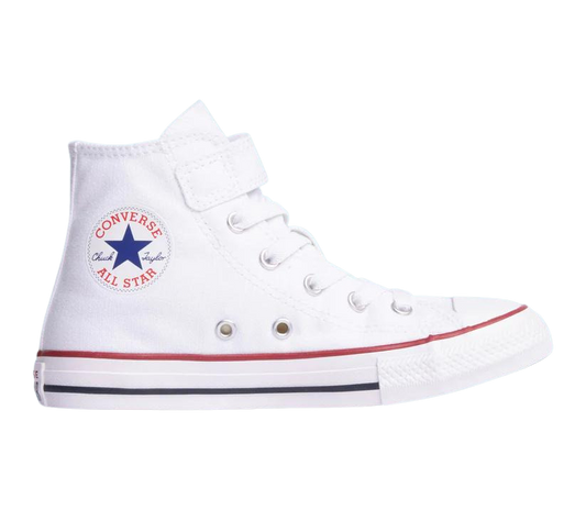 + Converse Chuck Taylor All Star Easy On 1V Junior High Top White Velcro - (372884) - NAT - R1L1