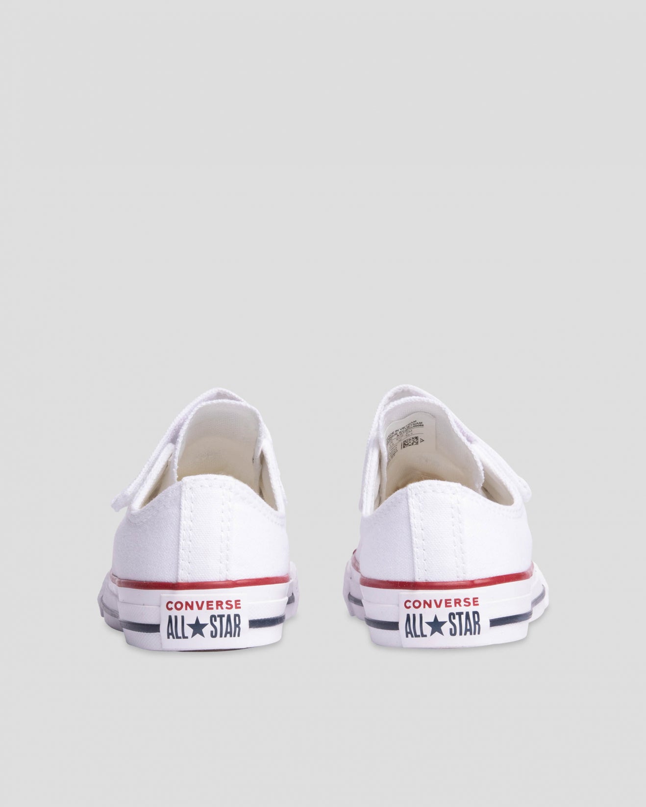 + Converse Chuck Taylor All Star Easy On 1V Junior Low Top White / Elastic Laces - (372882) - VCW - R1L1