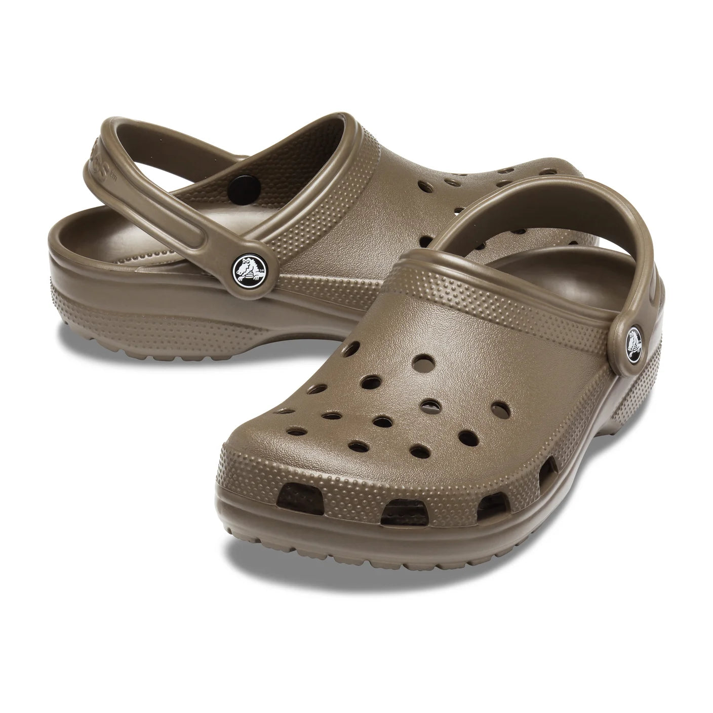 - Crocs Unisex Original Classic Clogs Brown/Chocolate (Beach)- (10001 200) - F