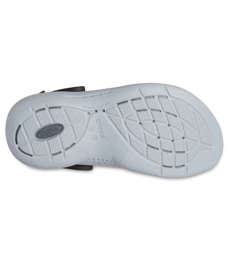 Crocs LiteRide 360 Clogs Black/Grey - (206708-0DD) - F