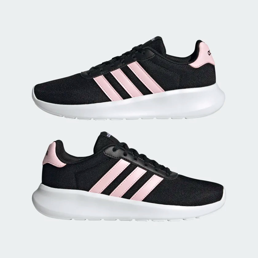 Adidas Womens Lite Racer 3.0 BLACK/PINK - (GY0700) - AP - R2L14