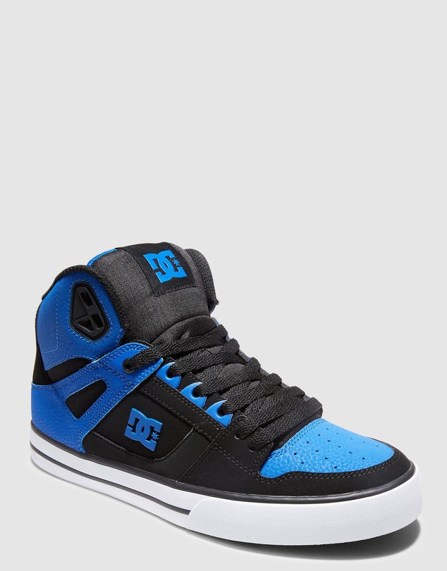 Dc shoes black sale and blue