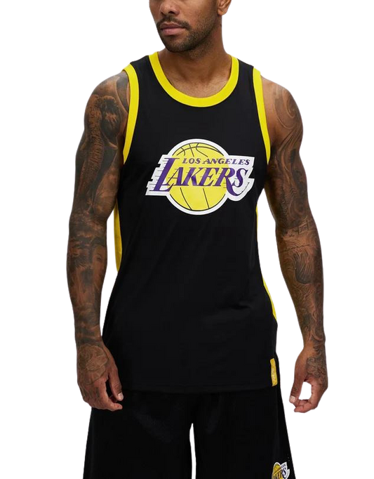 -Mitchell & Ness Mens Alley Oop Tank Lakers - (7K2M1FEW3-LAK) - SI2 - BAS 12