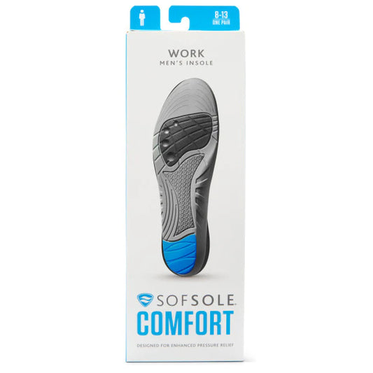 .SofSole Comfort Work Insole - Designed for enhanced pressure release - F