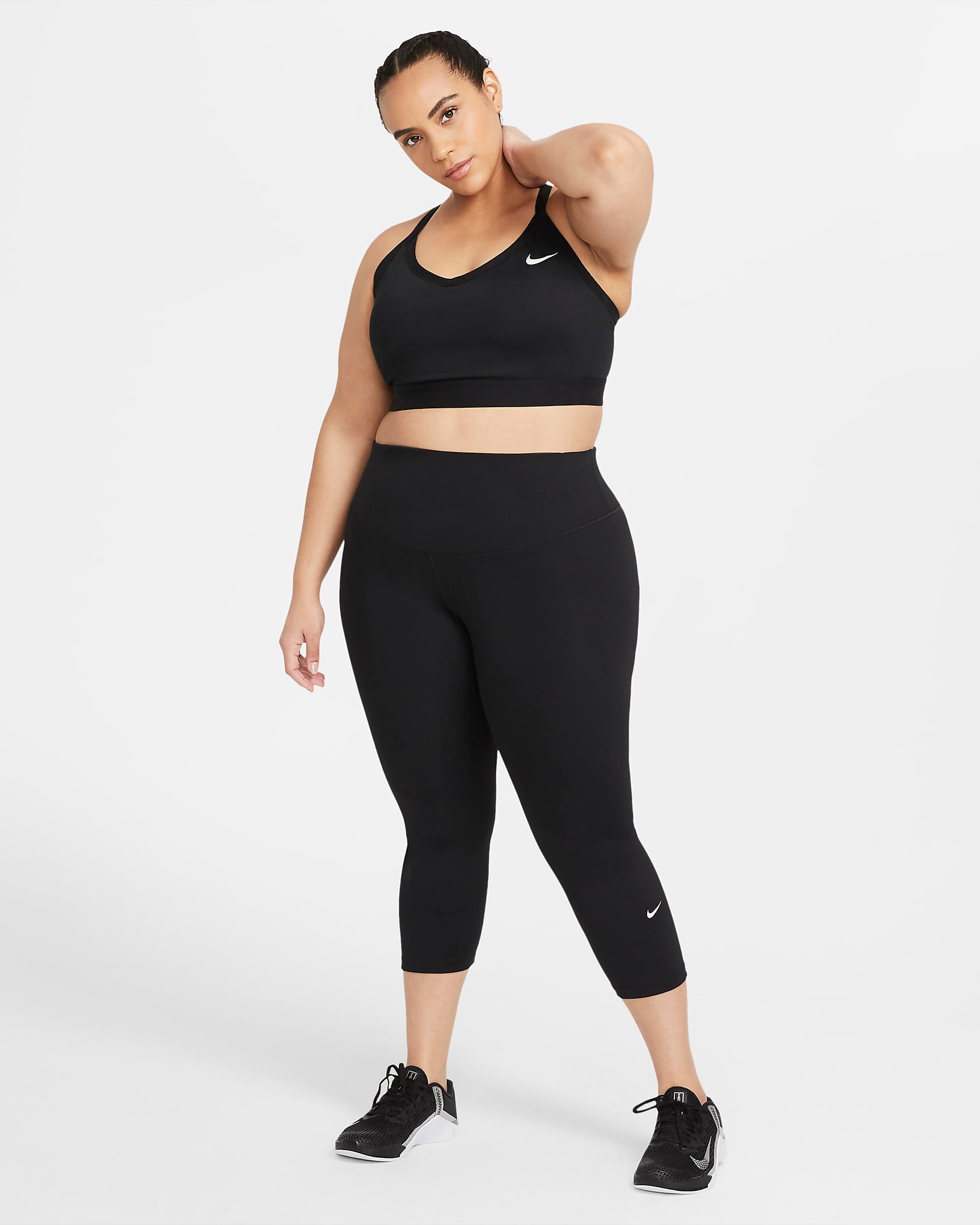 Cropped Leggings Nike Leggings Xxl Nike One Women's Mid-Rise