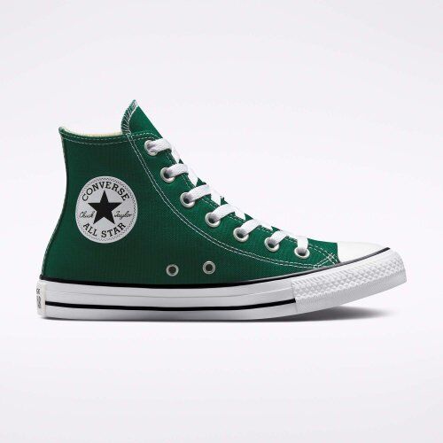 Dark green shops converse