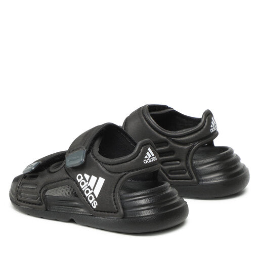 TD) adidas Altaswim Open Toe Minimalistic Sports Sandals Black EG2137 -  KICKS CREW