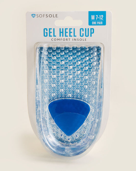 SOF SOLE MEN'S GEL HEEL CUP COMFORT INSOLE - F
