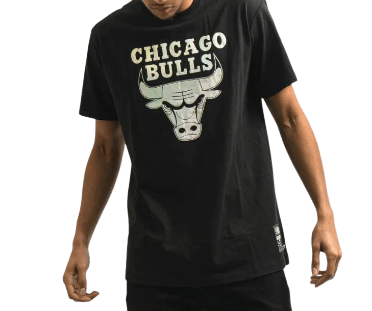 .Mitchell & Ness Mens Platinum Tee Bulls - (7K2M1FETP-BUL) - TS18 - BAS 14- L/P