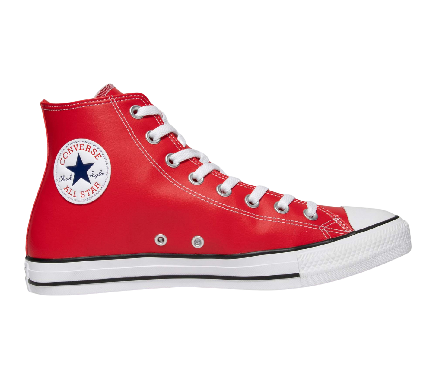 - Converse Chuck Taylor All Star Unisex Faux Leather High Top Red - (172698) - RL - R1L7