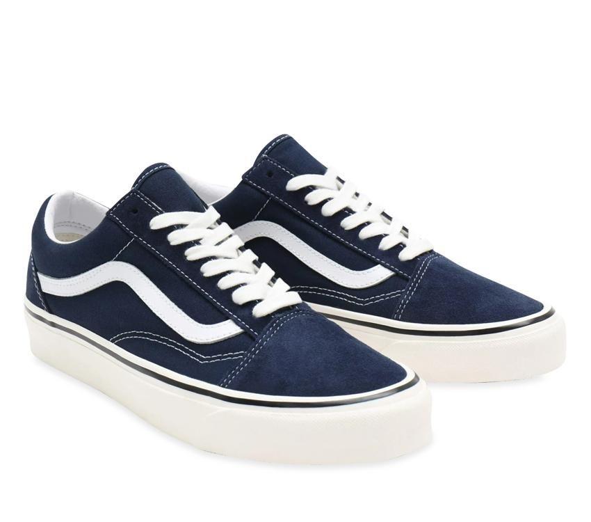 Girls navy blue on sale vans